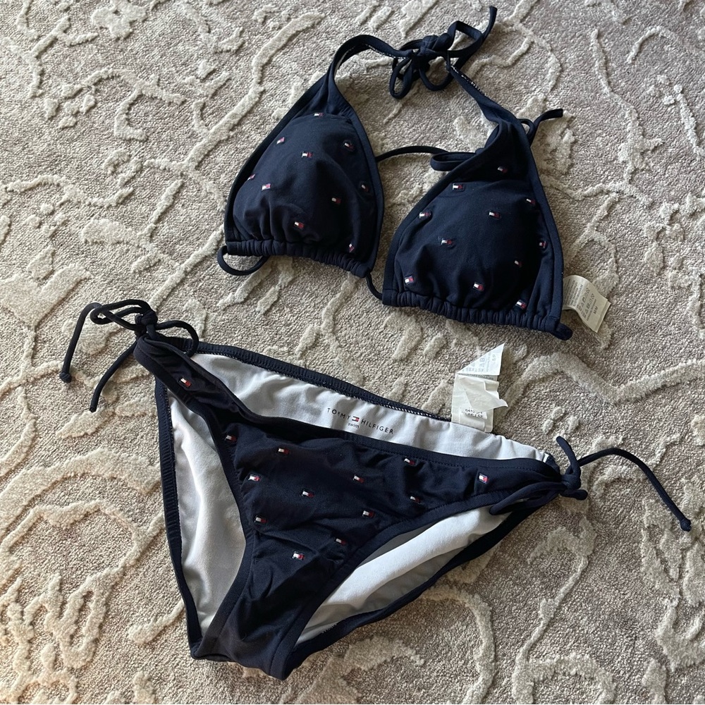 Tommy Hilfiger Navy Bikini Set